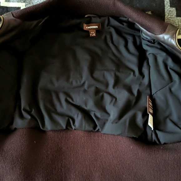 Danier Genuine Leather Brown Coat - Picture 7 of 8